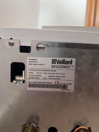 calentador de gas vaillant