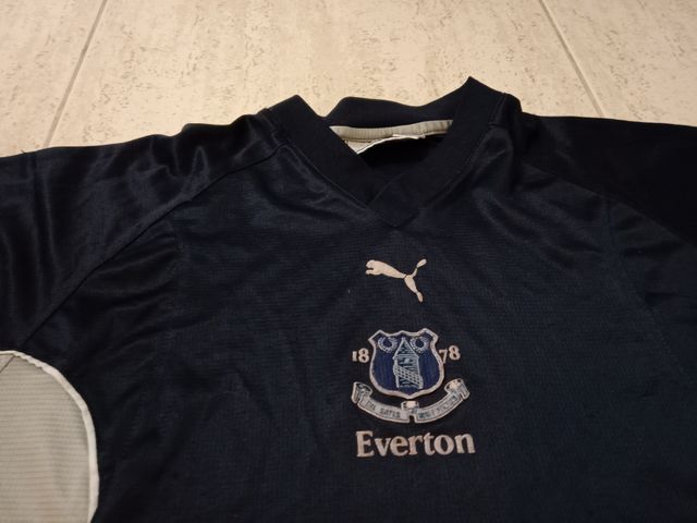 VINTAGE 1987 CAMISETA EVERTON  MARCA PUMA  TALLA M