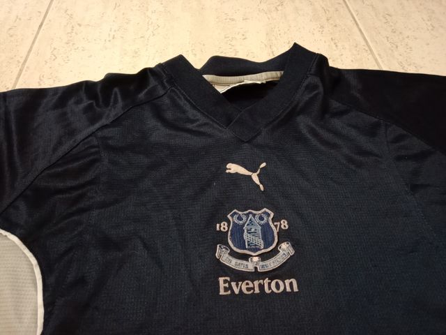 VINTAGE 1987 CAMISETA EVERTON  MARCA PUMA  TALLA M