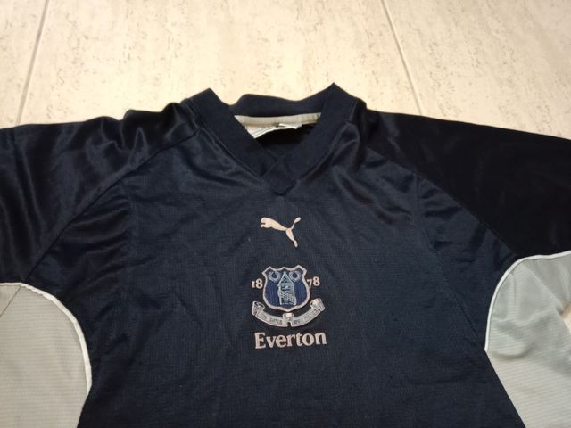 VINTAGE 1987 CAMISETA EVERTON  MARCA PUMA  TALLA M