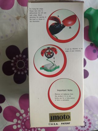 Mini ventilador mariquita