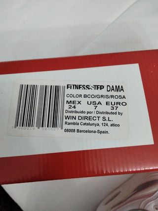 Zapatillas Fitnessstep a estrenar 37