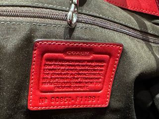 Bolso COACH rojo