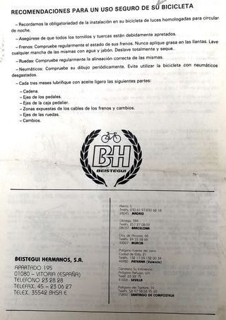 Bicicleta BH plegable