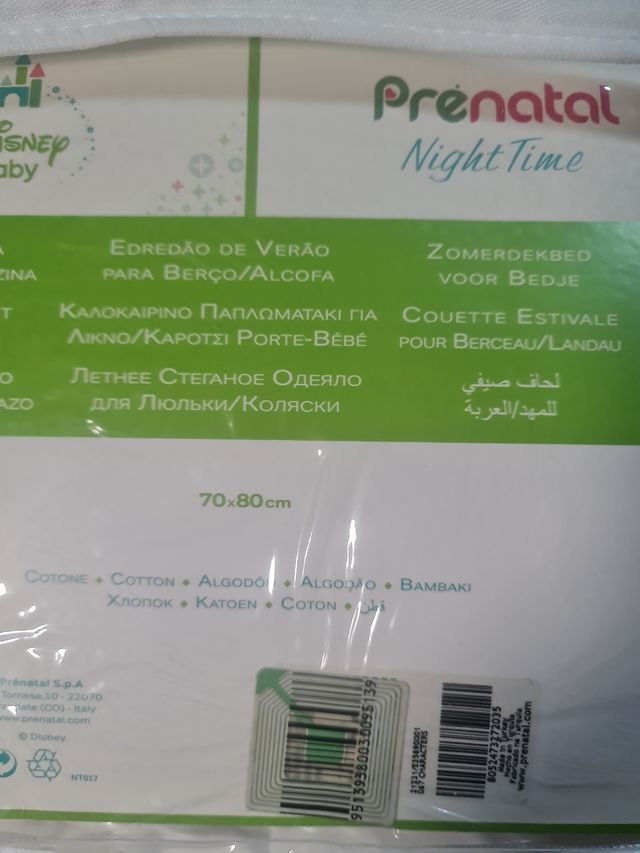 Colcha verano minicuna