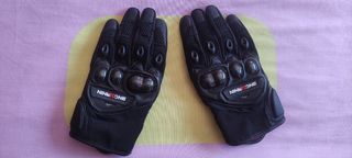 Conjunto chaqueta y guantes para moto