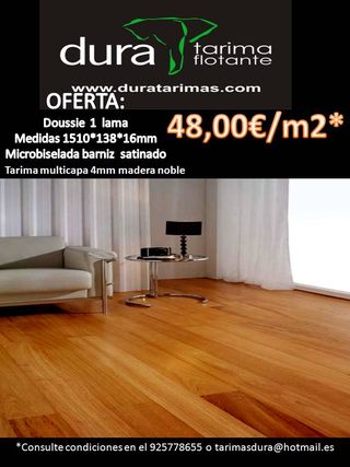 Tarima roble espiga o punta hungria con barniz