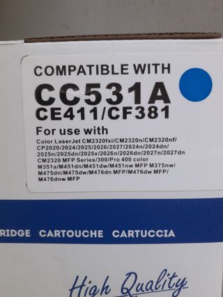 Toner  hp ce411,ce412 ,ce413
