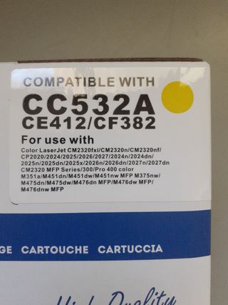 Toner  hp ce411,ce412 ,ce413