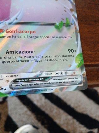 Carta Pokemon Wigglytuff Ex rara