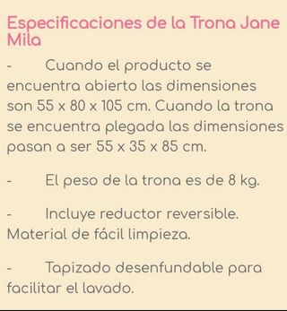 Trona Jane Mila de polipiel