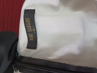 Mono gasa blanco y negro T.XL