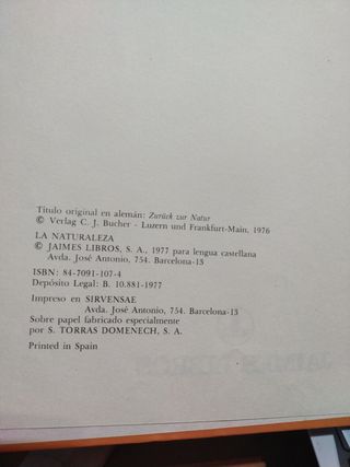 La Naturaleza Max A. Wyss