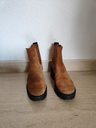Botines marrones Stradivarius 