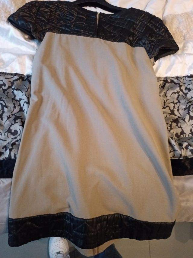 Vestido color tierra, talla 38