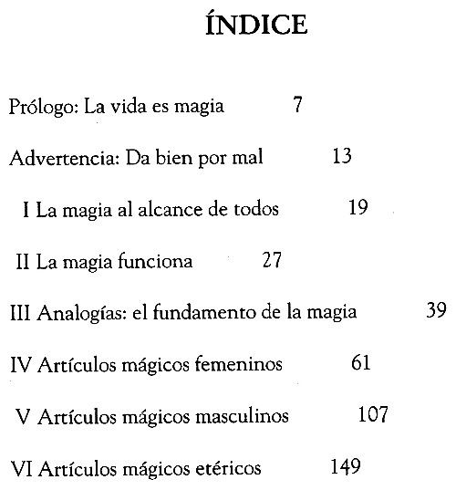 MAGIA PRACTICA. TODOS LOS ARTILUGIOS NECESARIOS.