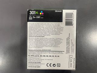 CARTUCHO ORIGINAL HP 301 COLOR ALTA CAPACIDAD XL