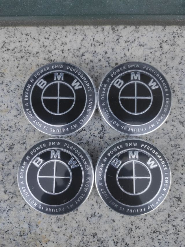 CUBRE BUJES LLANTAS BMW BLACK