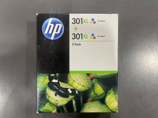 BIPACK CARTUCHOS ORIGINALES HP301 ALTA C. COLOR XL
