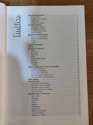 Guía de Menorca. En Español.