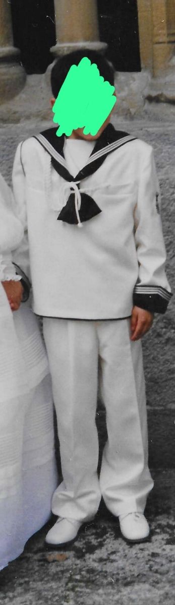Traje comunion chico marinero talla 8