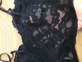 Top encaje. Talla M. Zara. NUEVO