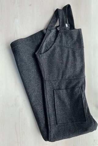 Peto mono largo gris oscuro de zara