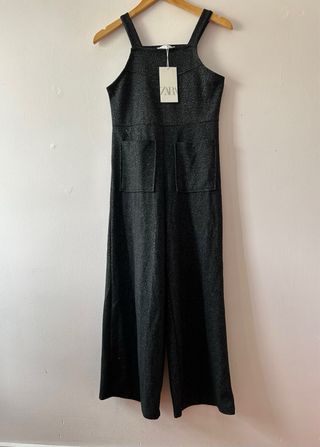 Peto mono largo gris oscuro de zara