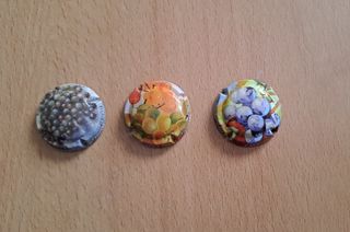 3 placas cava - uvas