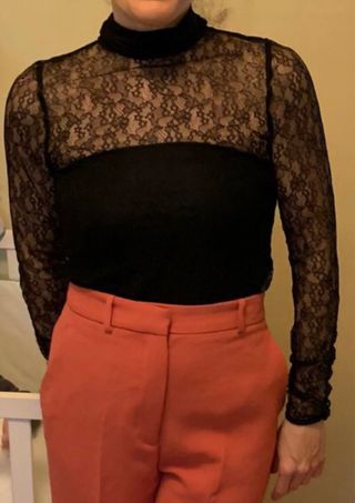 Blusa encaje. Talla M. Zara. A estrenar