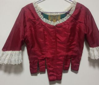 Precioso corpiño fallera o huertana reversible