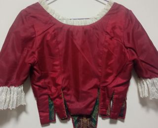 Precioso corpiño fallera o huertana reversible