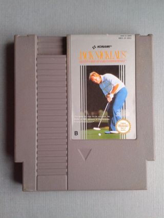 JUEGO NINTENDO NES JACK NICKLAUS GOLF PAL B