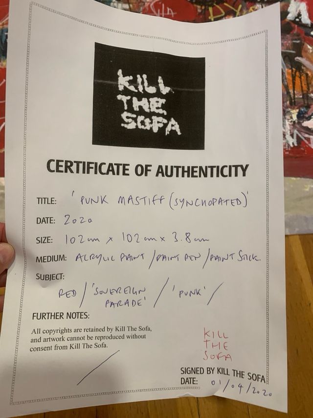 KILL THE SOFA - Punk Mastiff (Synchopated)