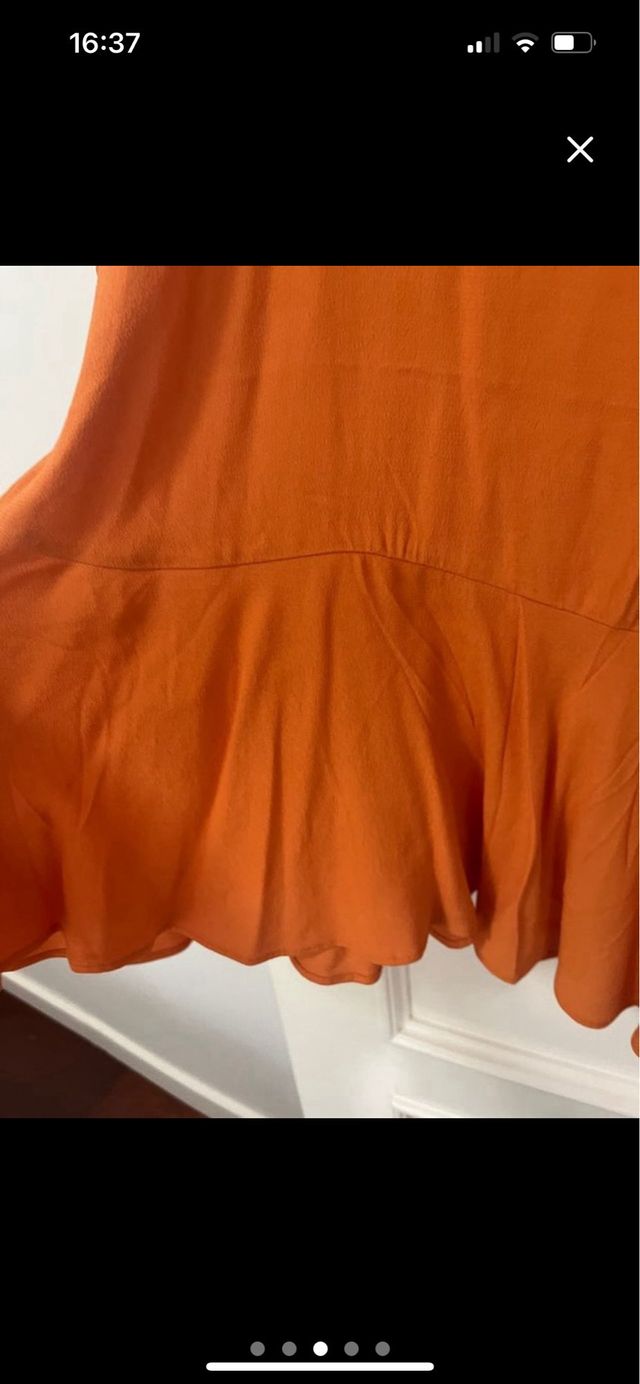Vestido mini naranja