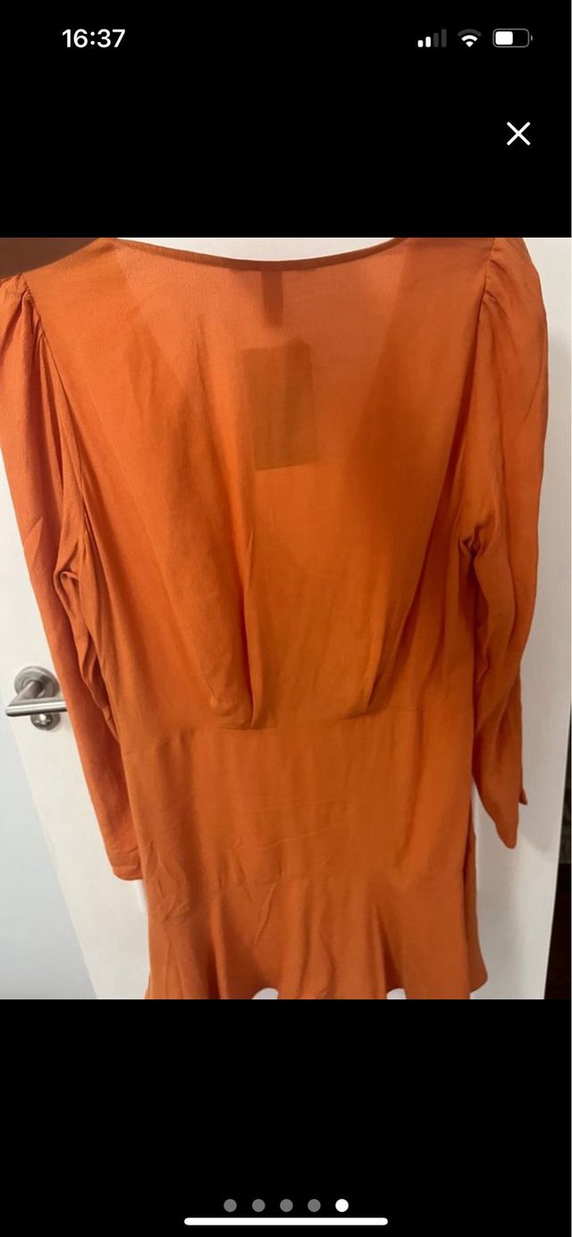 Vestido mini naranja