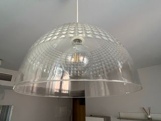 Lampara techo transparente 2