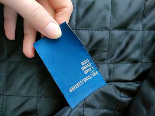 Chaqueta de piel real negra vintage