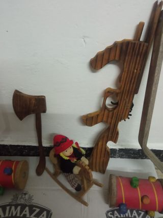 OFERTA Juguetes antiguos de madera