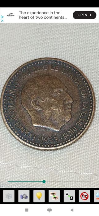 Una peseta1953 *54