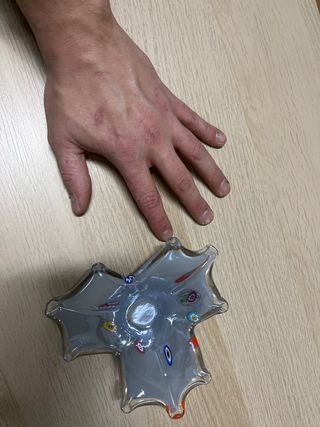 Centrotavola, svuotatasche in vetro di Murano
