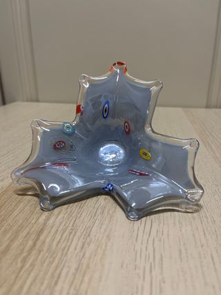 Centrotavola, svuotatasche in vetro di Murano