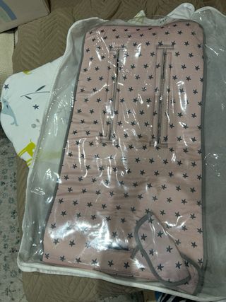 lote Sacos bebé y colchoneta sillita