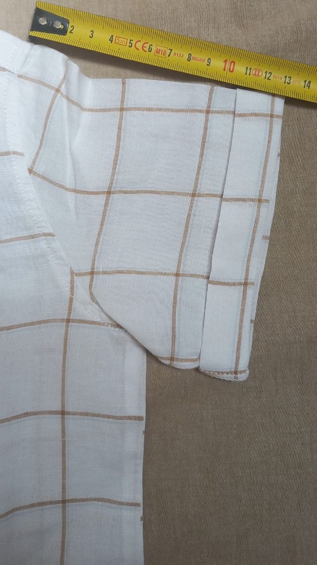 Camisa lino niño 3/4 NUEVA benetton