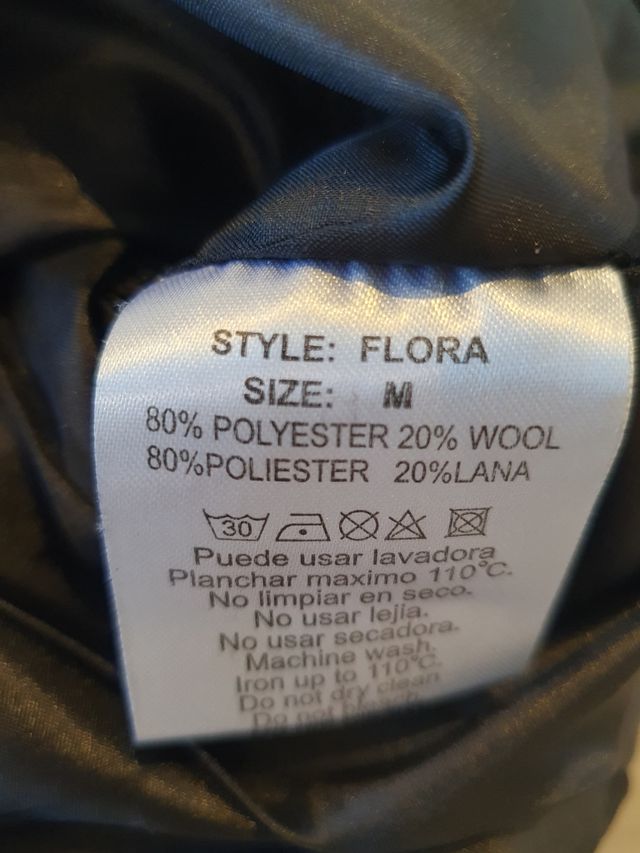 Vestido bicolor en lana