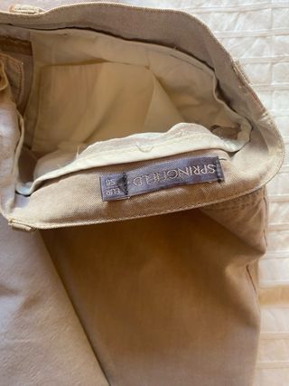 Pantalon chino beige