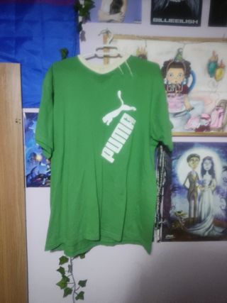 camiseta puma verde