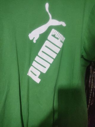 camiseta puma verde