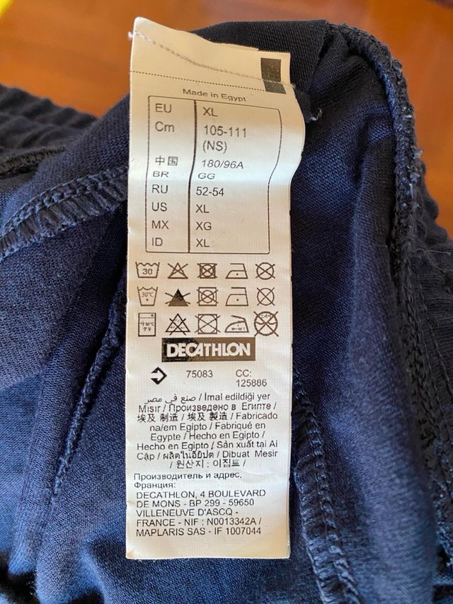 Set uomo pantaloncini e canotta decathon