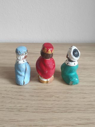 Figuras Reyes Magos belén pesebre Navidad